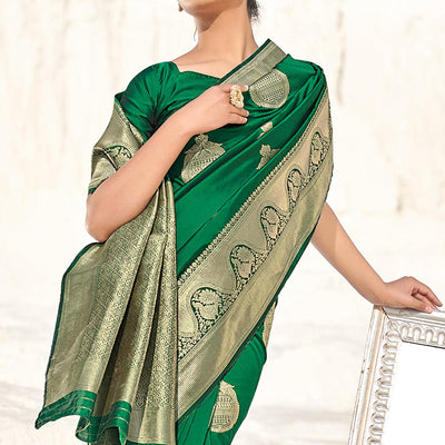 green-festive-wear-woven-banarasi-silk-saree-139431