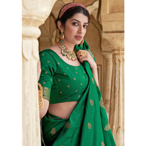 green-festive-wear-woven-banarasi-silk-saree-138852