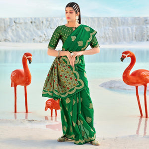 green-festive-wear-woven-banarasi-soft-silk-saree-137525