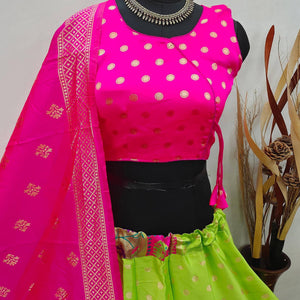 green-festive-wear-woven-brocade-lehenga-choli-124773