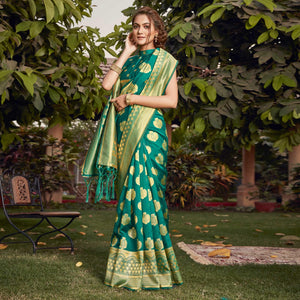 green-festive-wear-woven-cotton-silk-saree-119146