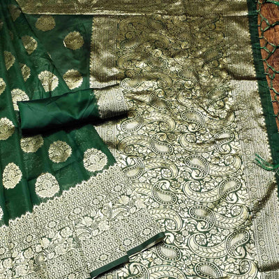 green-festive-wear-woven-cotton-silk-saree-136823