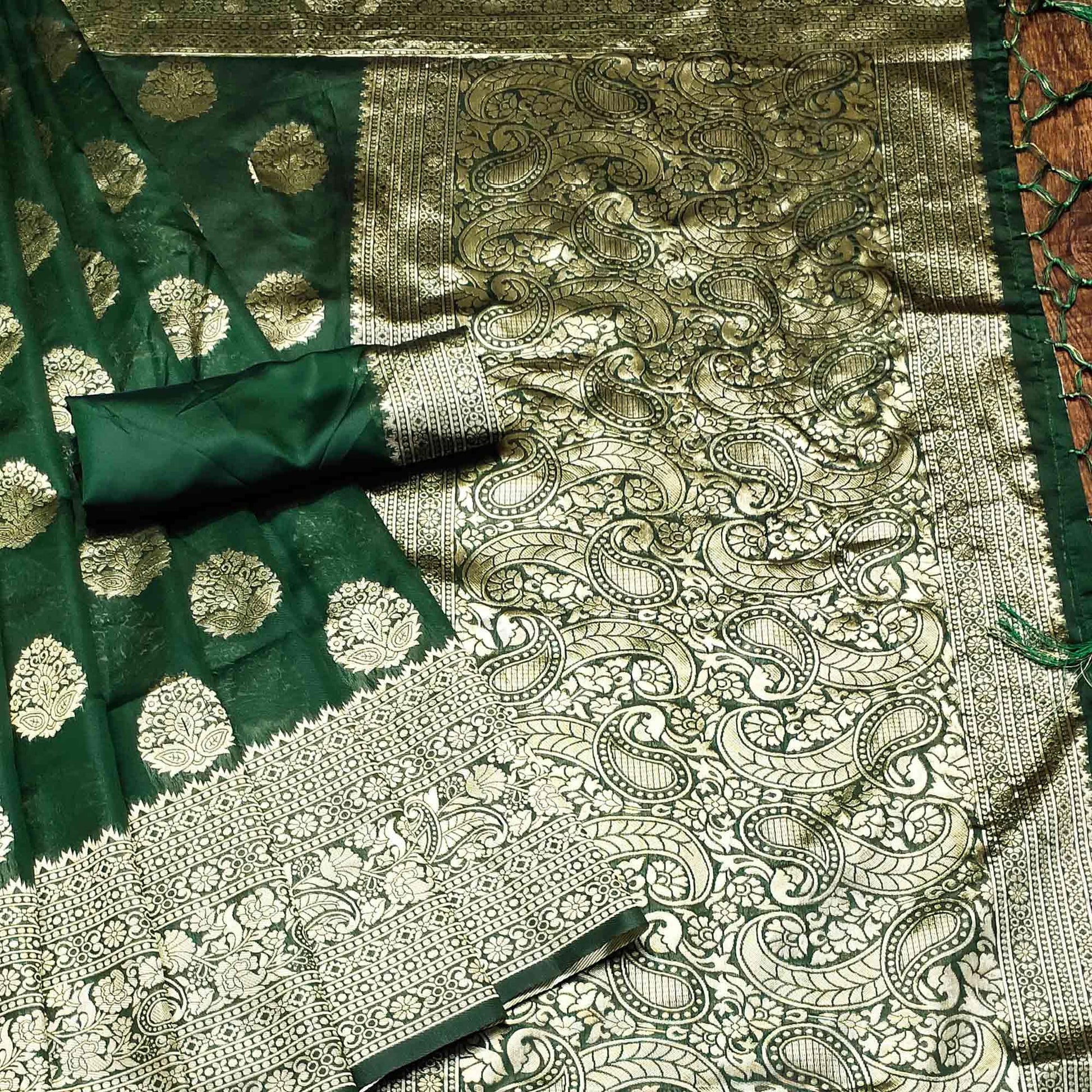 green-festive-wear-woven-cotton-silk-saree-136823