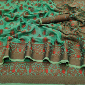 green-festive-wear-woven-cotton-silk-saree-128944