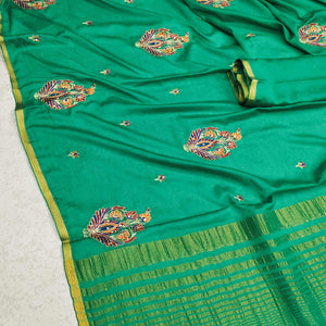 green-festive-wear-woven-cotton-silk-saree-129710