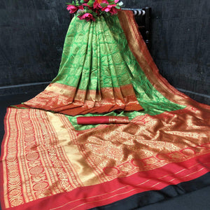 green-festive-wear-woven-designer-soft-lichi-silk-saree-128179