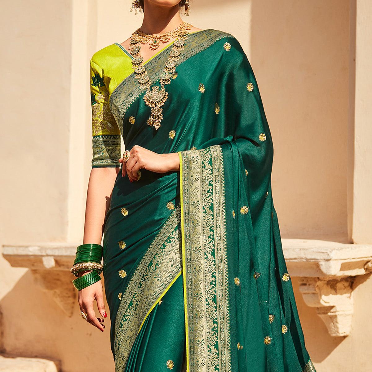 green-festive-wear-woven-embroidered-silk-saree-140825