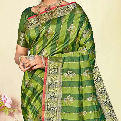 green-festive-wear-woven-handloom-paithani-silk-saree-109650