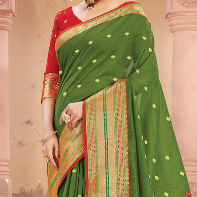 green-festive-wear-woven-handloom-silk-saree-122696