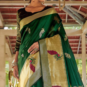 green-festive-wear-woven-handloom-silk-saree-130232
