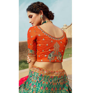 green-festive-wear-woven-heavy-banarasi-silk-lehenga-choli-136866