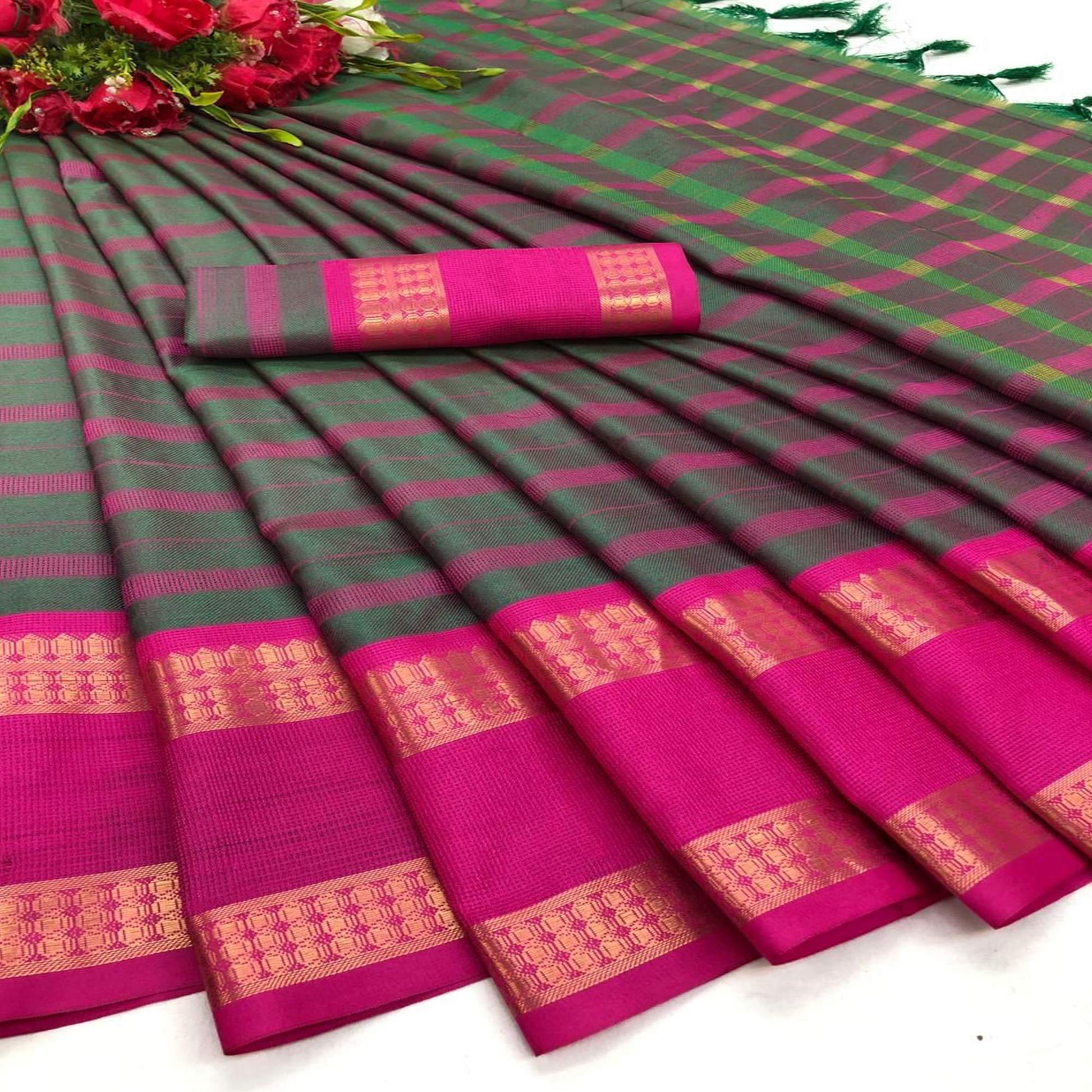 green-festive-wear-woven-heavy-rich-cotton-silk-saree-127707