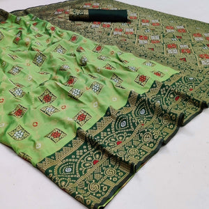 green-festive-wear-woven-heavy-silk-saree-128958