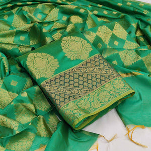 green-festive-wear-woven-jacquard-banarasi-dress-material-116317