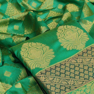 green-festive-wear-woven-jacquard-banarasi-dress-material-116317