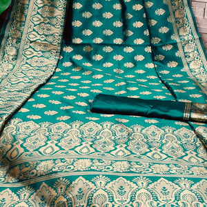 green-festive-wear-woven-jacquard-silk-saree-108193
