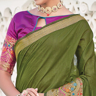 green-festive-wear-woven-khadi-silk-saree-118568