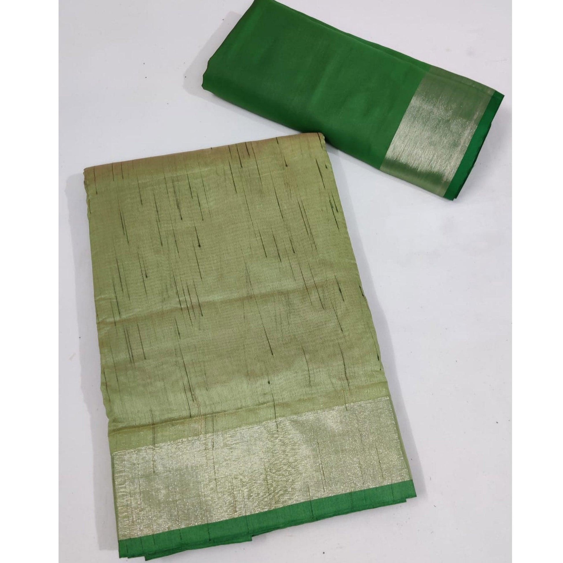 green-festive-wear-woven-banarasi-pure-raw-khadi-saree-114816