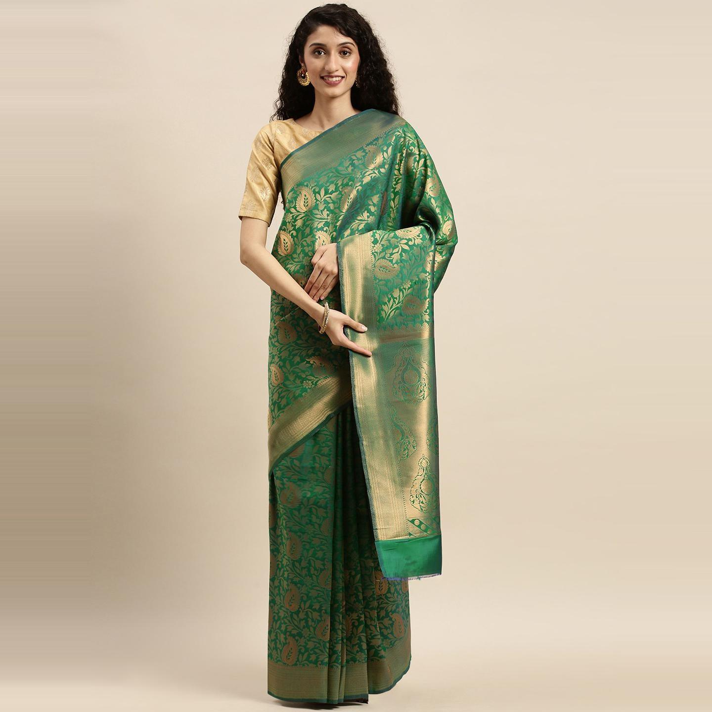 green-festive-wear-woven-kanjivaram-silk-saree-138571