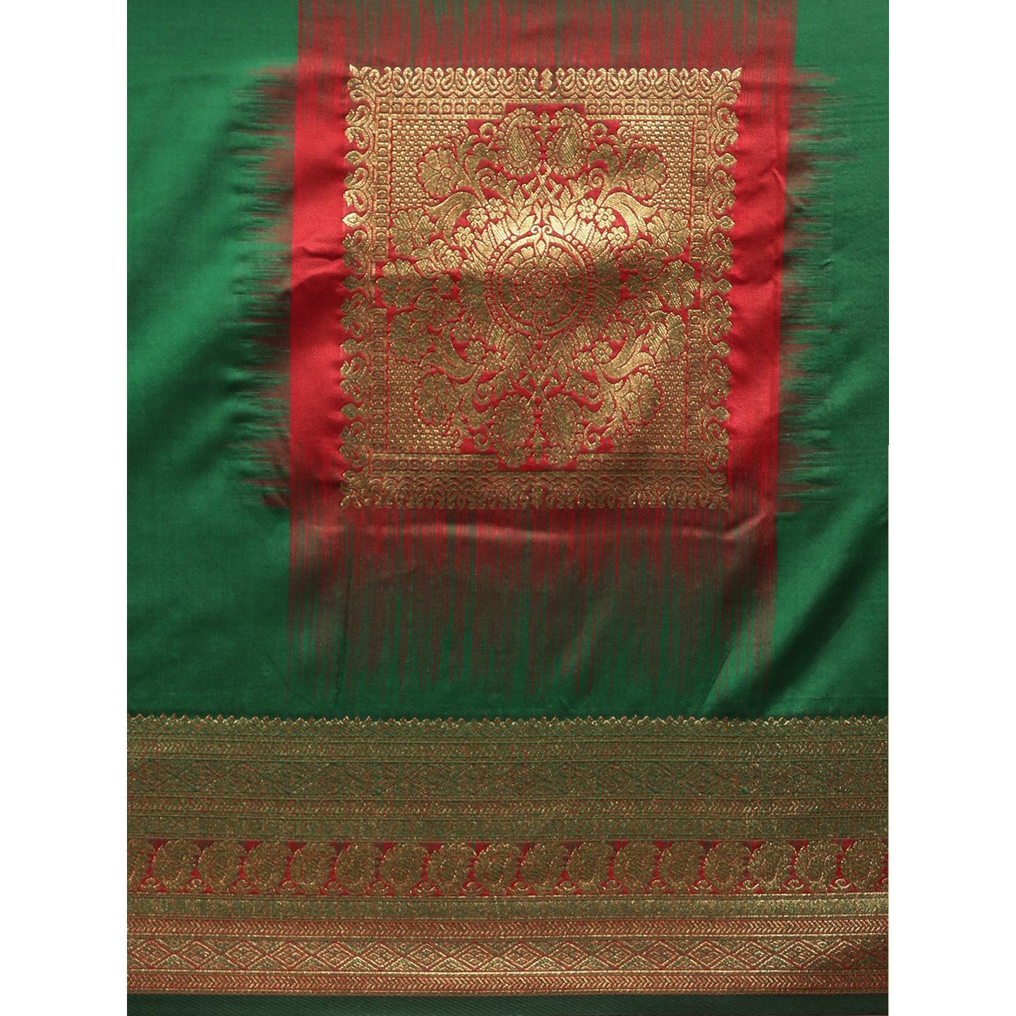 green-festive-wear-woven-kanjivaram-silk-saree-138600