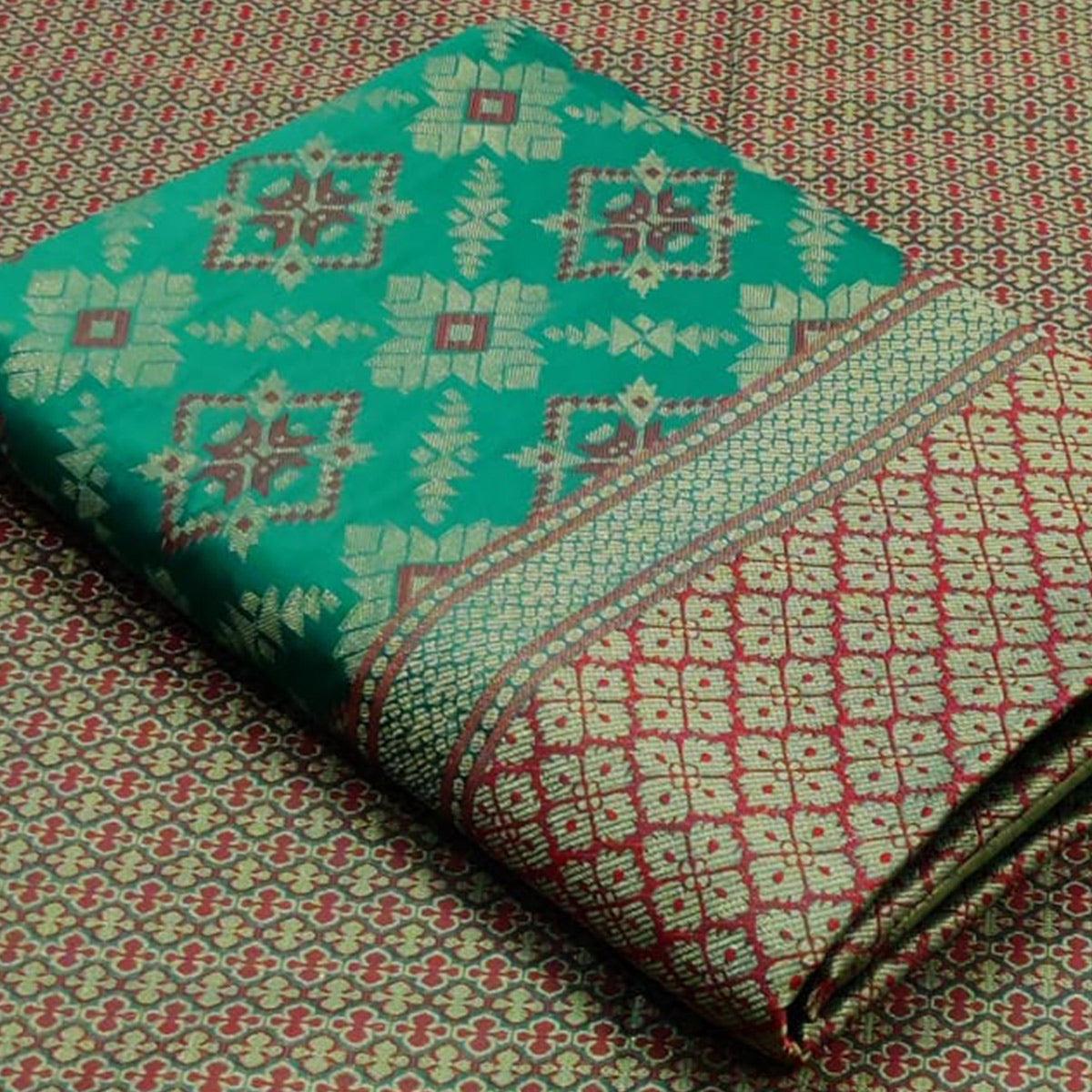 green-festive-wear-woven-patola-silk-saree-106167