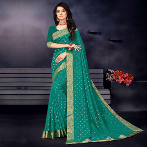 green-festive-wear-woven-silk-designer-saree-141450
