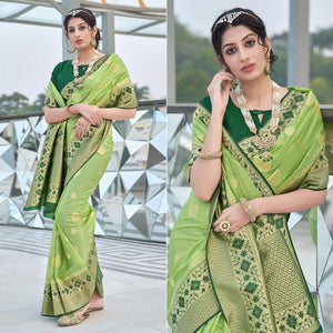 green-festive-wear-woven-silk-organza-saree-138061