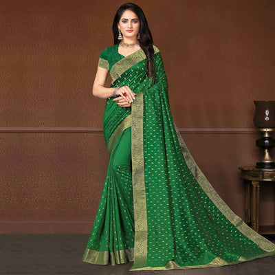 green-festive-wear-woven-silk-saree-141358