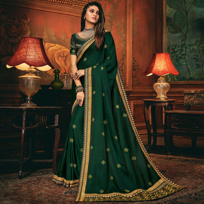 green-festive-wear-woven-silk-saree-120866