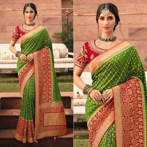 green-festive-wear-woven-silk-saree-138270