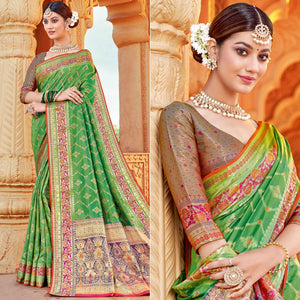 green-festive-wear-woven-silk-saree-139528