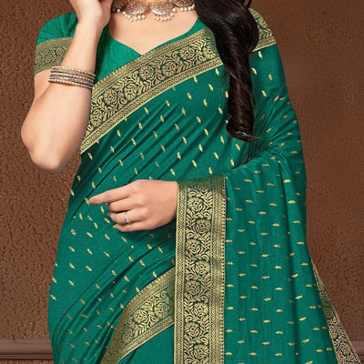 green-festive-wear-woven-silk-saree-141353