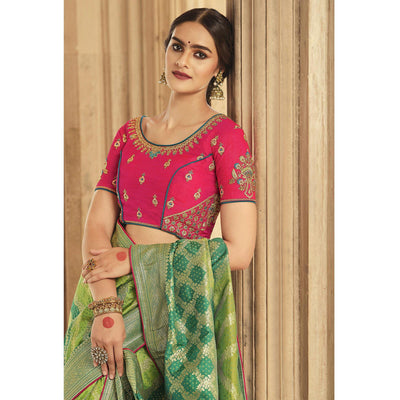 green-festive-wear-woven-silk-saree-138914