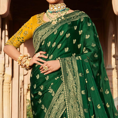 green-festive-wear-woven-silk-saree-139927