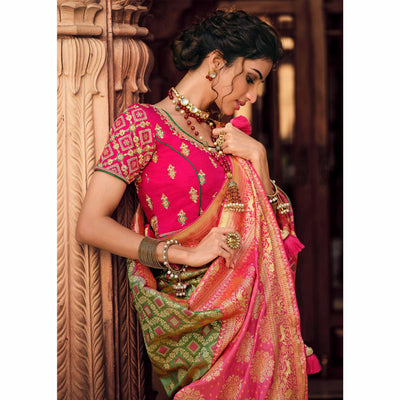green-festive-wear-woven-silk-saree-130728