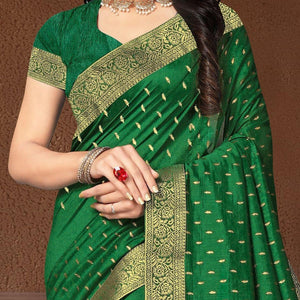 green-festive-wear-woven-silk-saree-141358