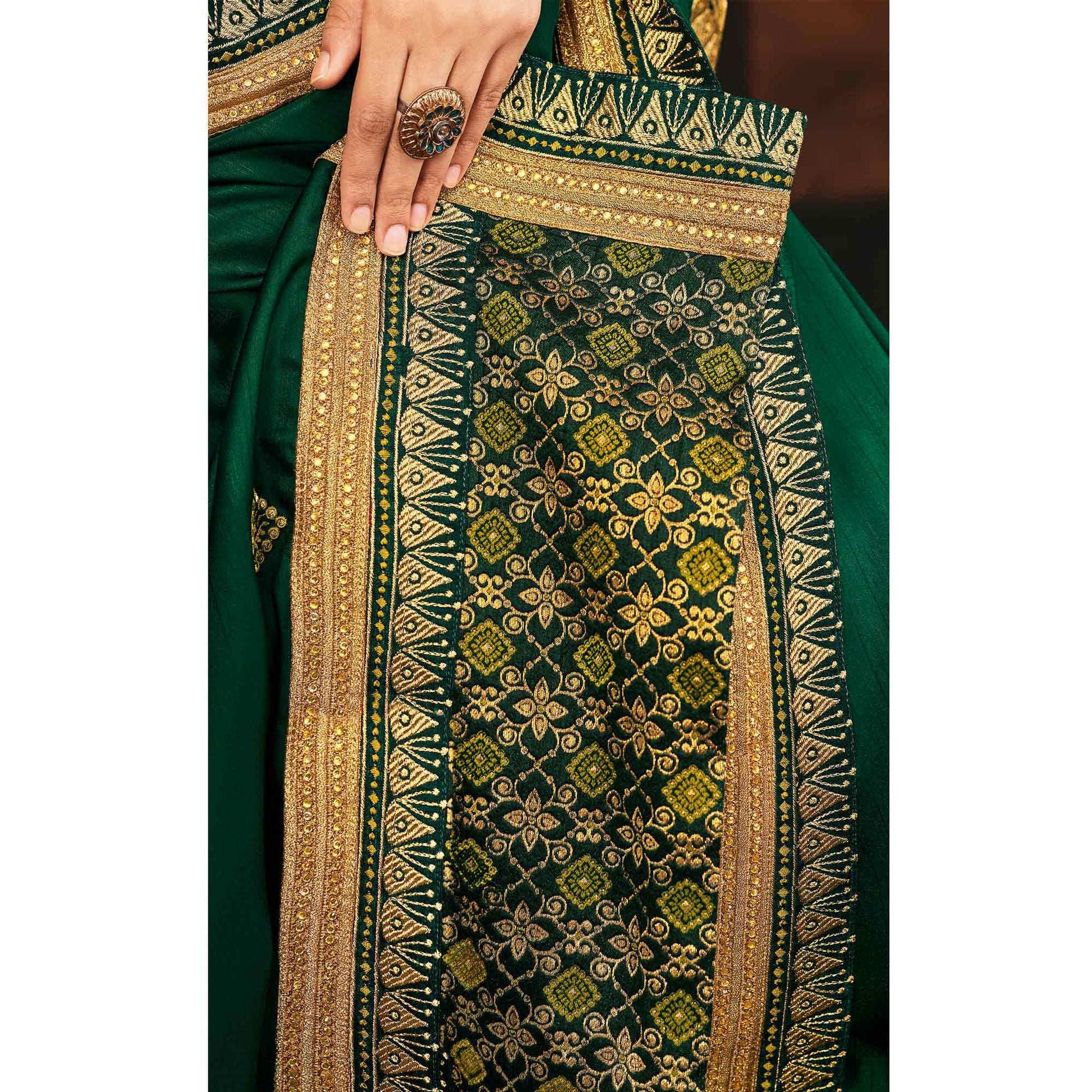 green-festive-wear-woven-silk-saree-120866