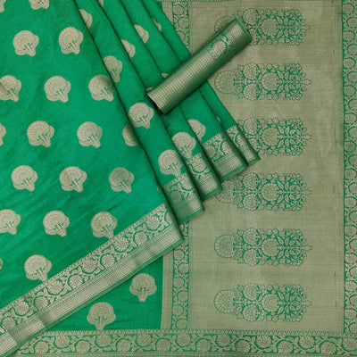 green-festive-wear-woven-silk-saree-141087