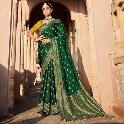 green-festive-wear-woven-silk-saree-139927