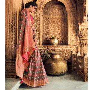 green-festive-wear-woven-silk-saree-130724