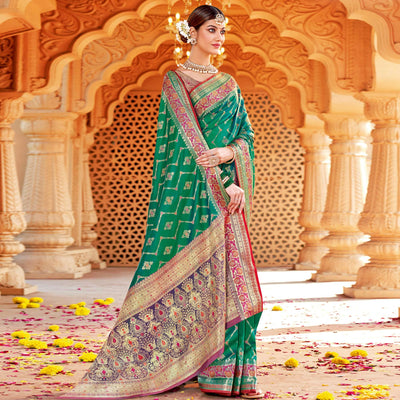 green-festive-wear-woven-silk-saree-139525