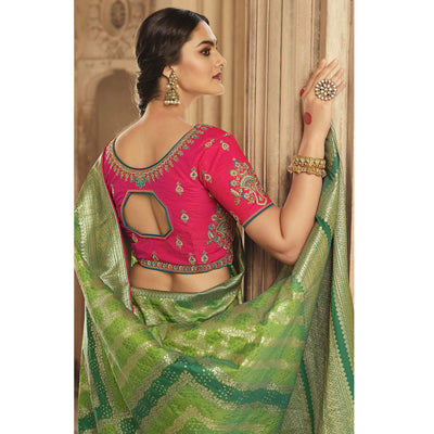 green-festive-wear-woven-silk-saree-138914