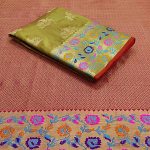 green-festive-wear-woven-silk-saree-with-border-111632