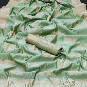 green-festive-wear-woven-pure-silk-saree-with-butta-pallu-109803