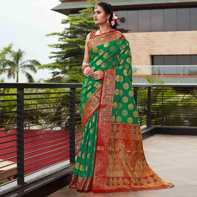 green-festive-wear-woven-silk-saree-with-meena-butta-rich-pallu-123157