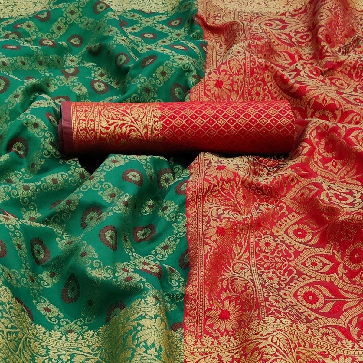 green-festive-wear-woven-silk-saree-with-patola-rich-pallu-136920