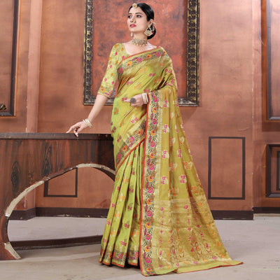 green-festive-wear-woven-soft-silk-saree-128407