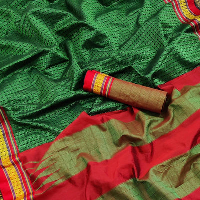 green-festive-wear-woven-soft-silk-saree-121817