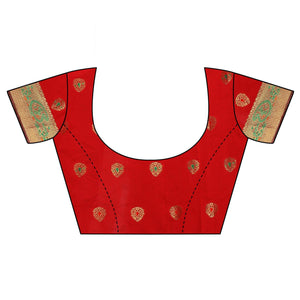 green-festive-wear-woven-with-meena-butta-lining-pallu-soft-silk-saree-112142