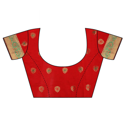 green-festive-wear-woven-with-meena-butta-lining-pallu-soft-silk-saree-112142